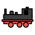 Locomotive OpenMoji emoji