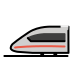 Bullet train OpenMoji emoji