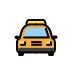 Oncoming taxi OpenMoji emoji