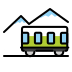 Mountain railway OpenMoji emoji