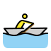 Person rowing boat OpenMoji emoji