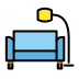 Couch OpenMoji emoji