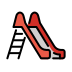 Playground slide OpenMoji emoji