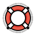 Ring buoy OpenMoji emoji