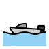 Motor boat OpenMoji emoji