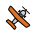 Small airplane OpenMoji emoji