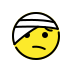 Visage avec bandage à la tête OpenMoji emoji
