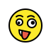 Zany Face OpenMoji emoji