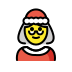 Mrs. Claus OpenMoji emoji