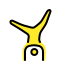 Person Cartwheeling OpenMoji emoji
