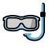 Diving mask OpenMoji emoji