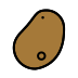 Potato OpenMoji emoji