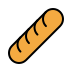 Baguette bread OpenMoji emoji