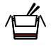 Takeout box OpenMoji emoji