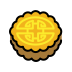 Moon cake OpenMoji emoji