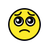 Pleading Face OpenMoji emoji