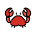 Crab OpenMoji emoji
