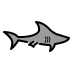 Shark OpenMoji emoji