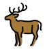 Deer OpenMoji emoji