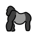 Gorilla OpenMoji emoji