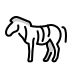 Zebra OpenMoji emoji