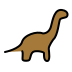 Sauropod OpenMoji emoji