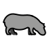 Hippopotamus OpenMoji emoji