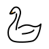 Swan OpenMoji emoji