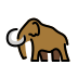 Mammoth OpenMoji emoji