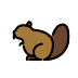 Beaver OpenMoji emoji