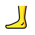 Foot OpenMoji emoji