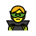 Supervillain OpenMoji emoji