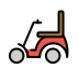 Motorized wheelchair OpenMoji emoji