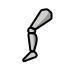 Mechanical leg OpenMoji emoji