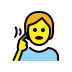 Deaf person OpenMoji emoji