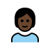 Person: Medium-Dark Skin Tone OpenMoji emoji