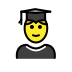 Graduate OpenMoji emoji