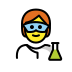 Scientist OpenMoji emoji