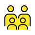 Family: adult, adult, child, child OpenMoji emoji