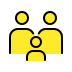 Family: adult, adult, child OpenMoji emoji