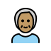 Older Person: Medium Skin Tone OpenMoji emoji