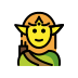 Elfe OpenMoji emoji