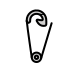 Safety pin OpenMoji emoji