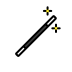 Magic wand OpenMoji emoji