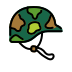 Military helmet OpenMoji emoji