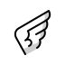 Wing OpenMoji emoji