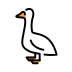 Goose OpenMoji emoji