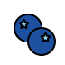 Blueberries OpenMoji emoji