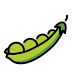 Pea pod OpenMoji emoji