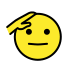 Saluting face OpenMoji emoji